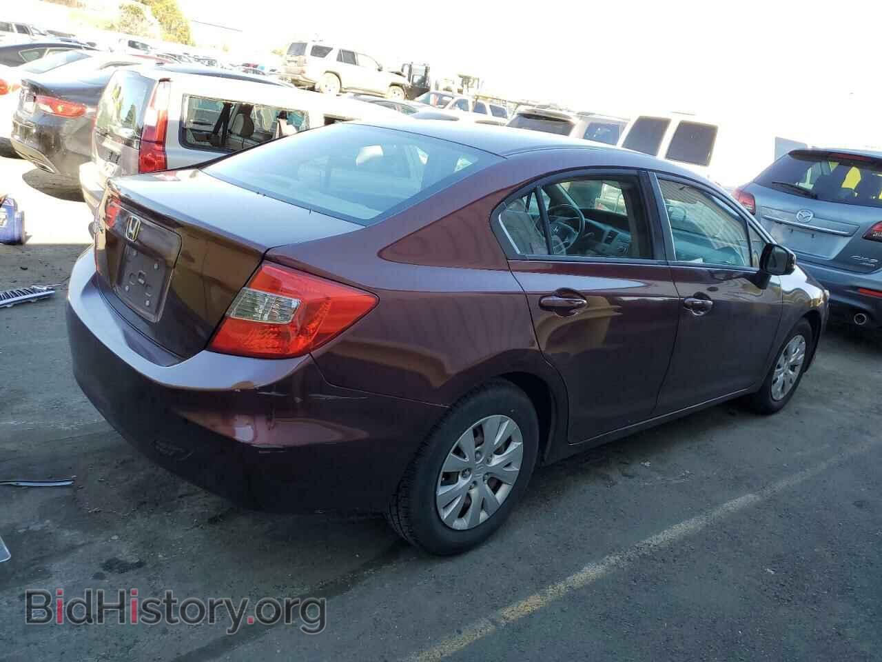 2012 HONDA CIVIC - VIN: 19XFB2F54CE334062 - Фото 3