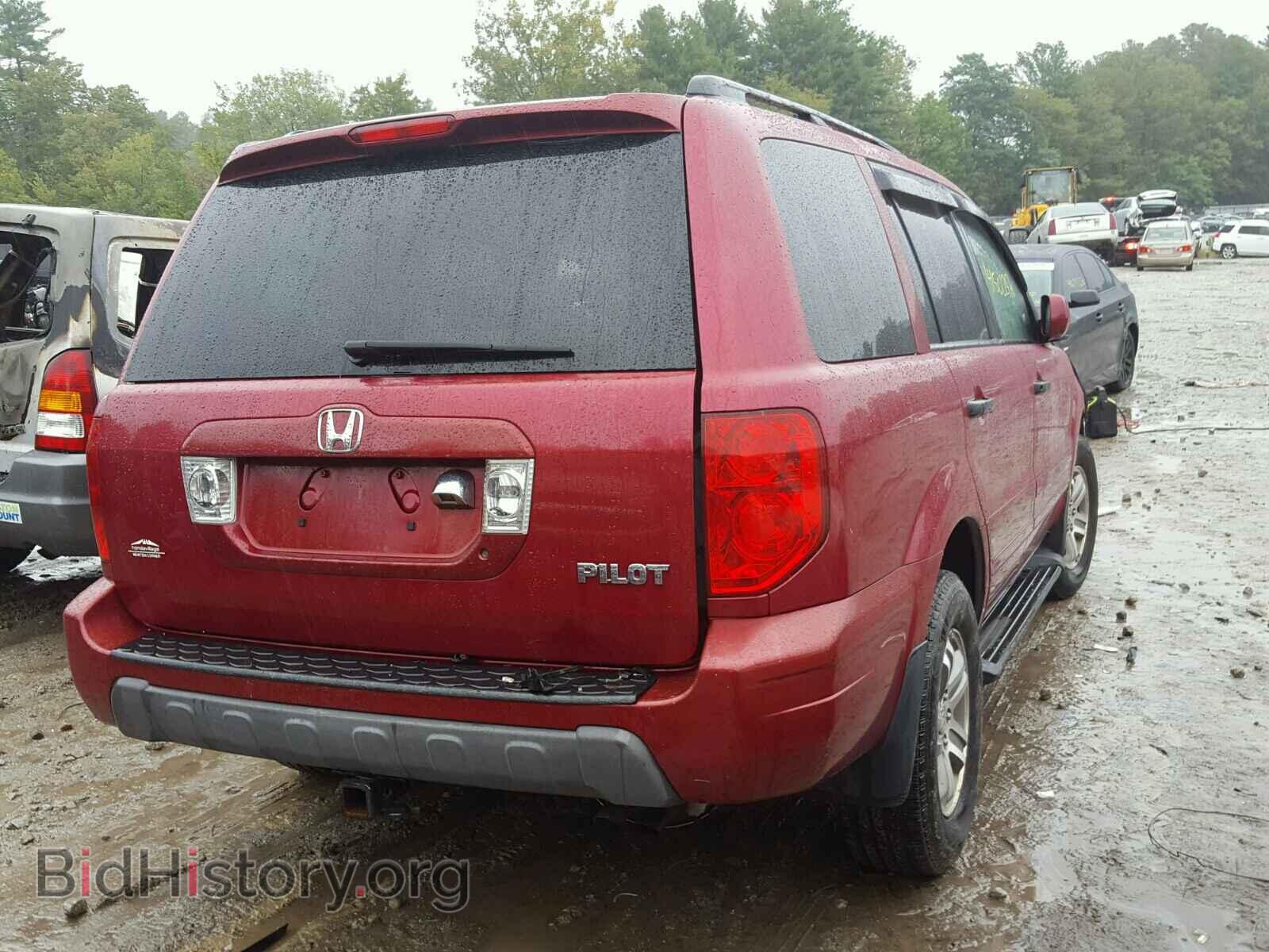 2005 HONDA PILOT - VIN: 2HKYF18785H560481 - Фото 4