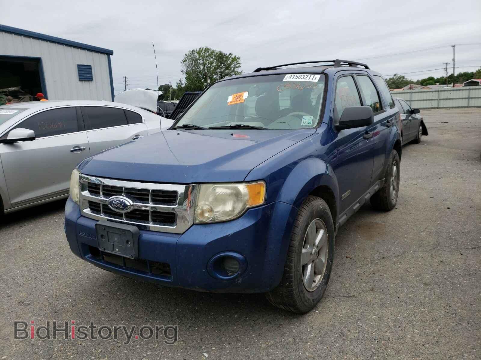 2008 FORD ESCAPE - VIN: 1FMCU02Z38KC83633 - Фото 2