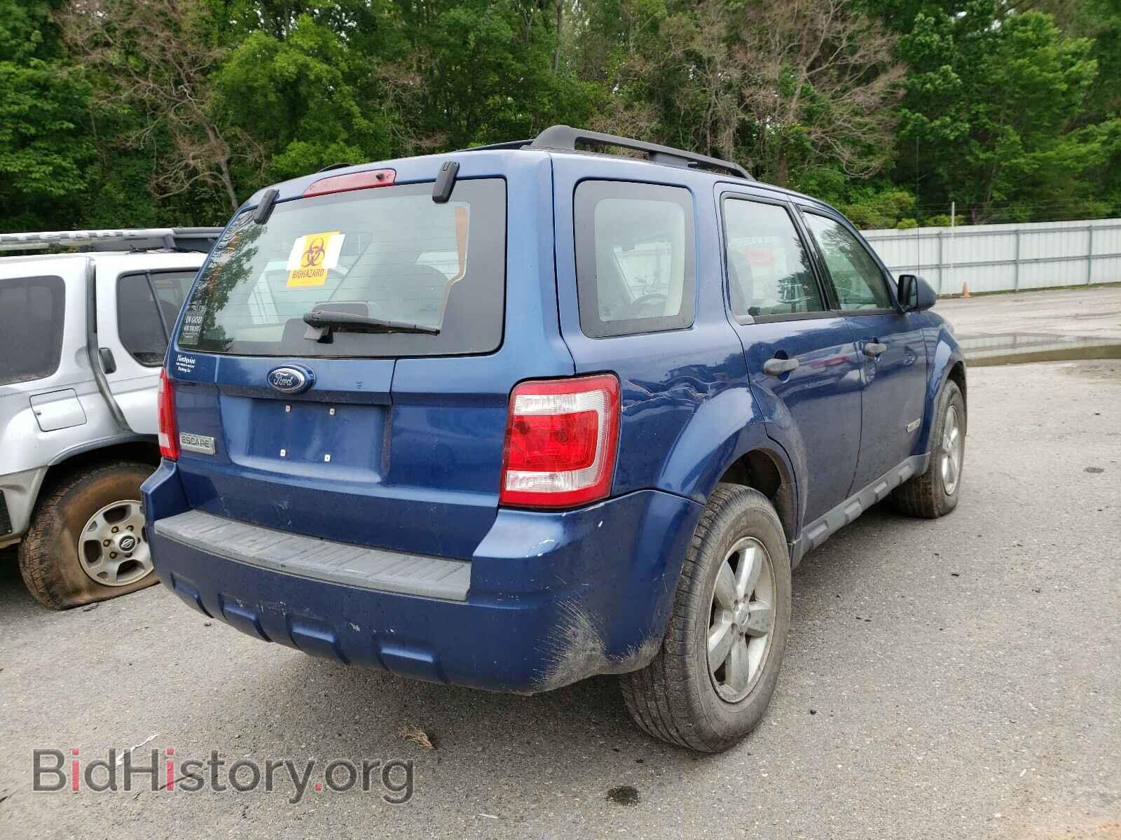 2008 FORD ESCAPE - VIN: 1FMCU02Z38KC83633 - Фото 4