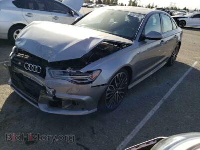2018 Audi A6 A6 Premium, gray — VIN WAUD8AFC8JN056352, Copart