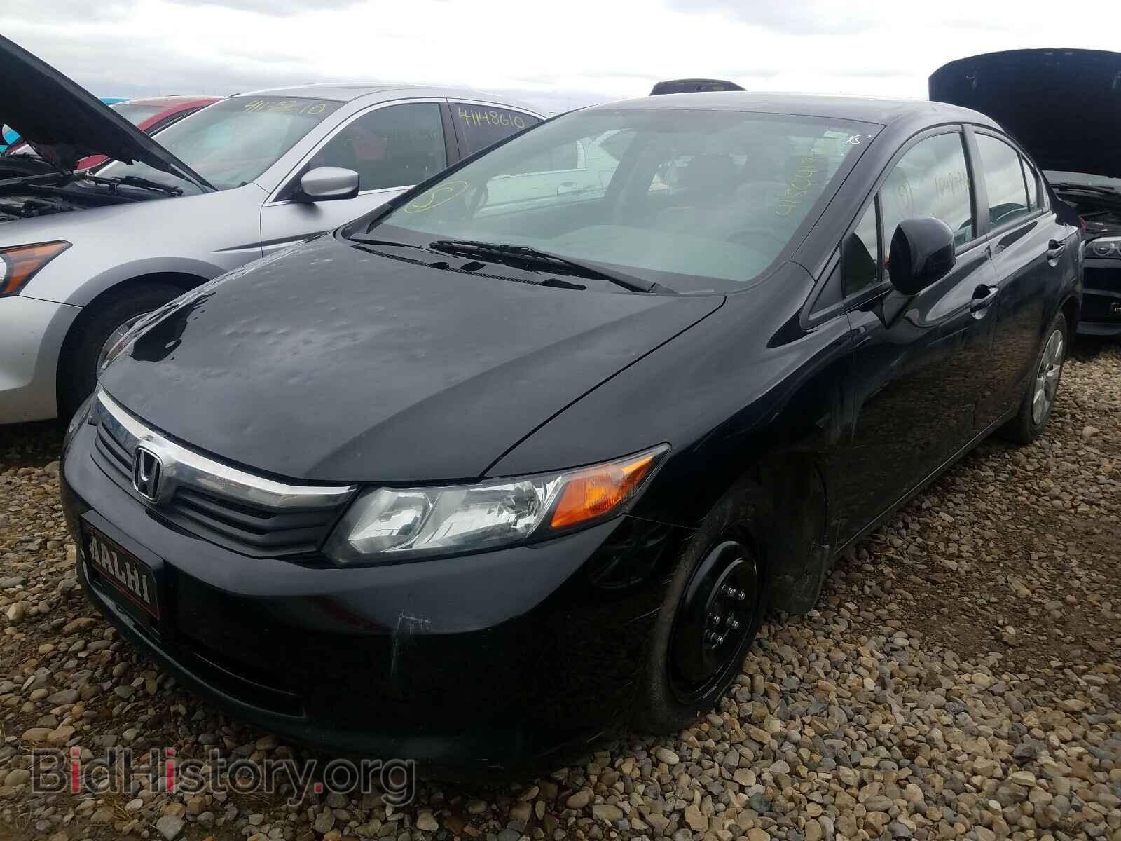 2012 HONDA CIVIC - VIN: 2HGFB2F49CH063044 - Фото 2