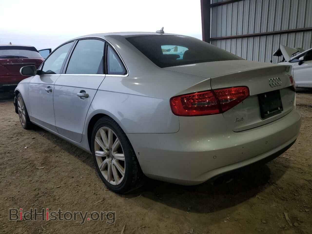 2013 AUDI A4 - VIN: WAUJFBFL4DN029779 - Фото 2