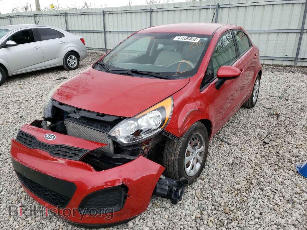 2012 KIA RIO - VIN: KNADM5A39C6015221 - Фото 2