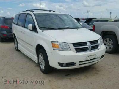 2010 Dodge CARAVAN Grand Cara, white — VIN 2D4RN5DX9AR368488, Copart