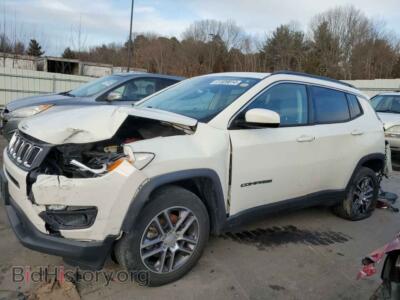 2020 Jeep COMPASS Latitude, white — VIN 3C4NJDBB3LT217851, Copart