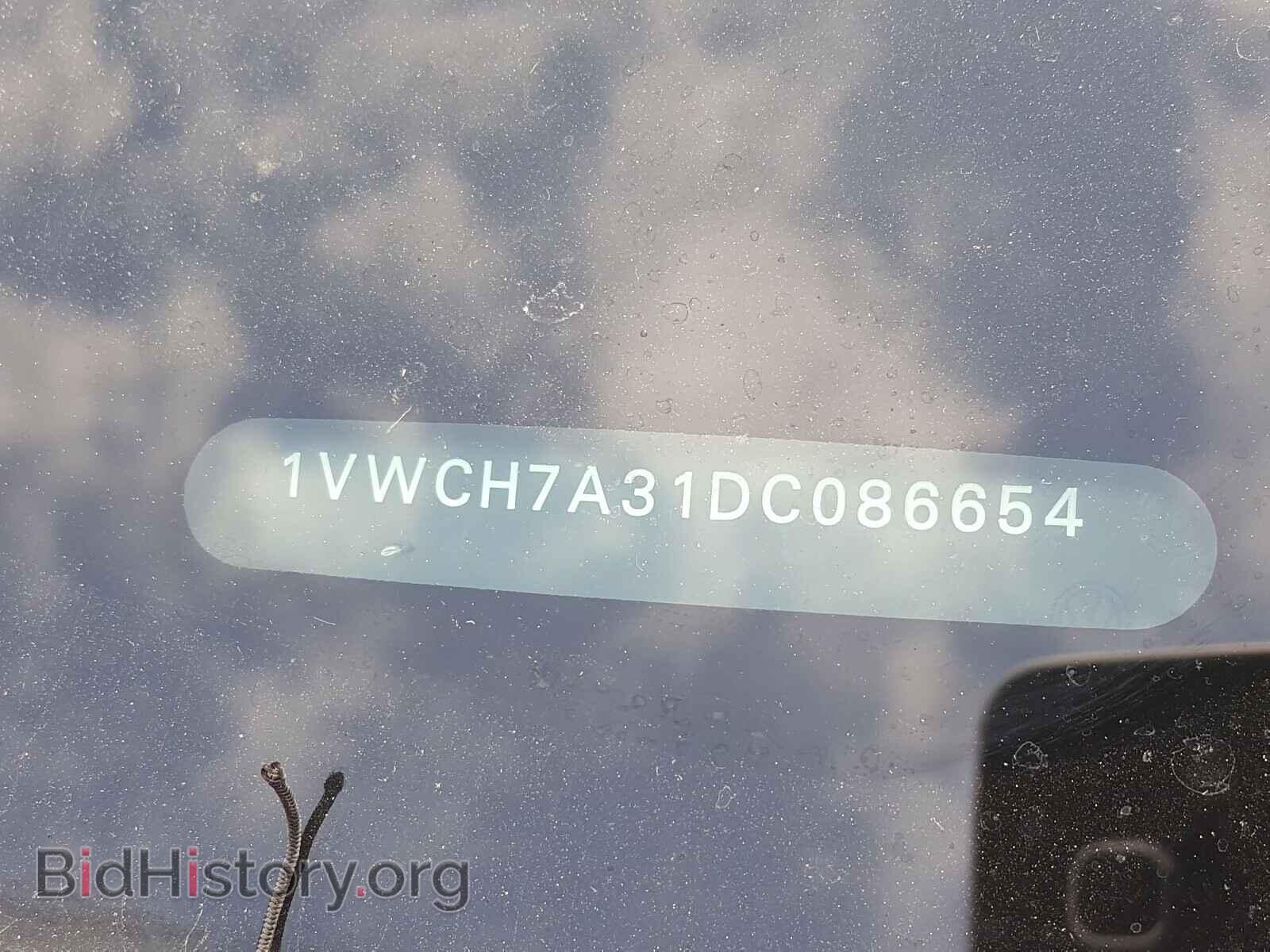2013 VOLKSWAGEN PASSAT - VIN: 1VWCH7A31DC086654 - Фото 10