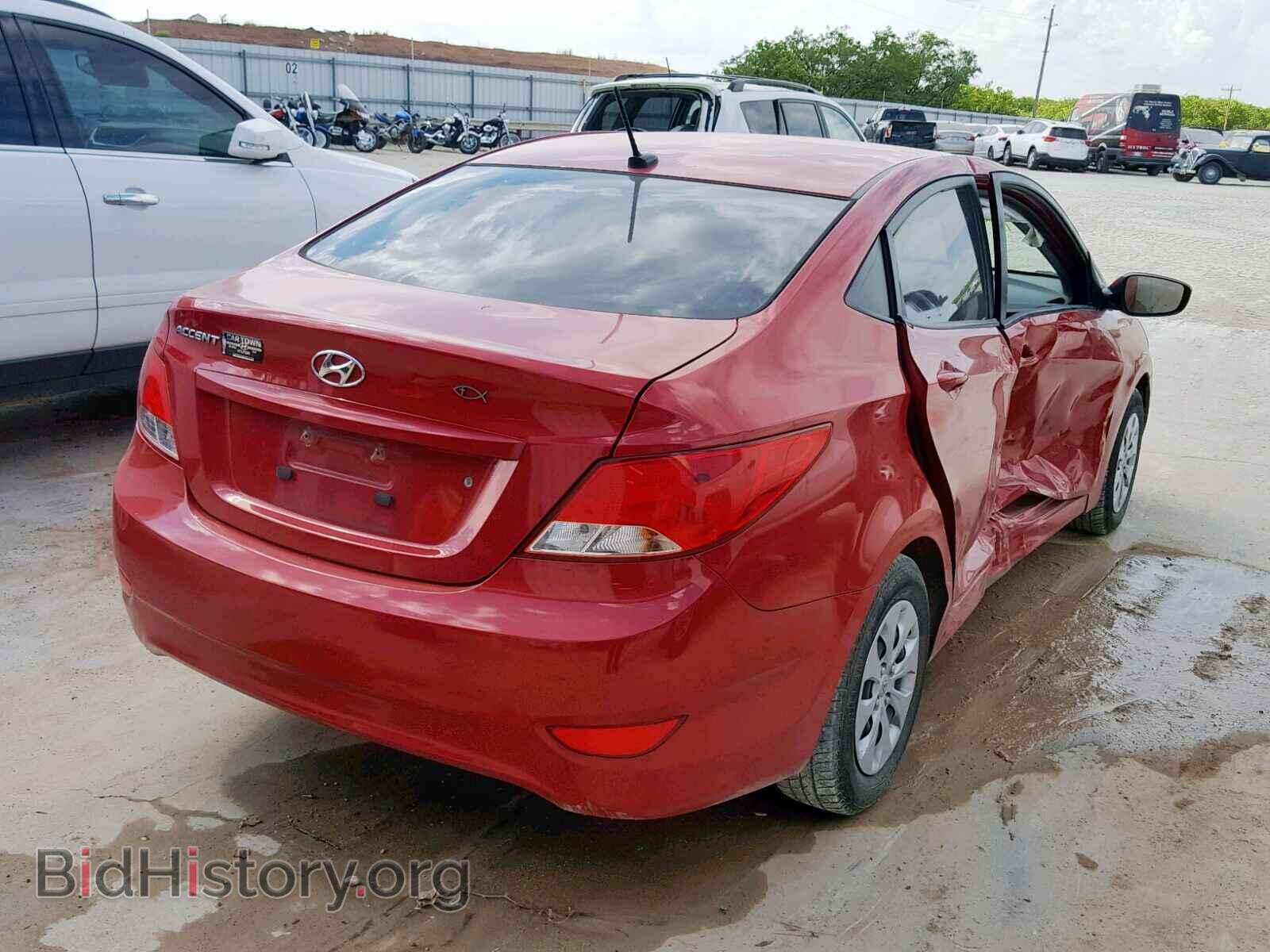 2016 HYUNDAI ACCENT - VIN: KMHCT4AE8GU060449 - Фото 4