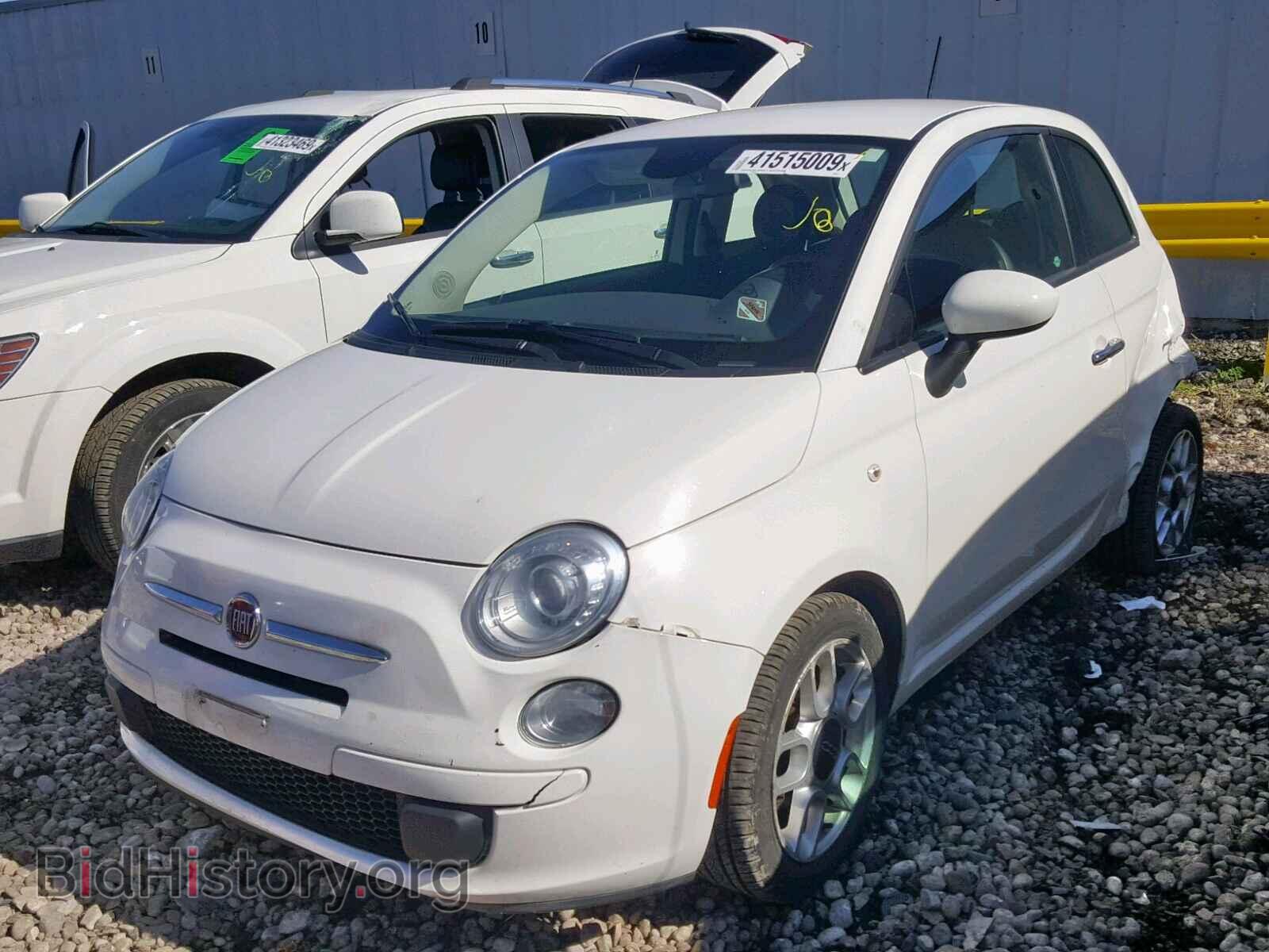 2015 FIAT 500 - VIN: 3C3CFFAR1FT555521 - Фото 2
