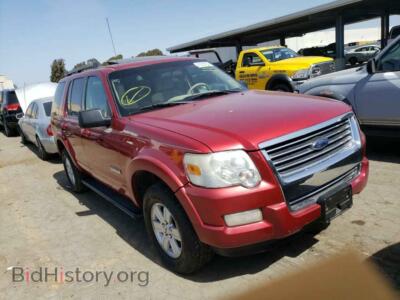 2007 Ford EXPLORER Explorer X, red — VIN 1FMEU73E97UB68471, Copart