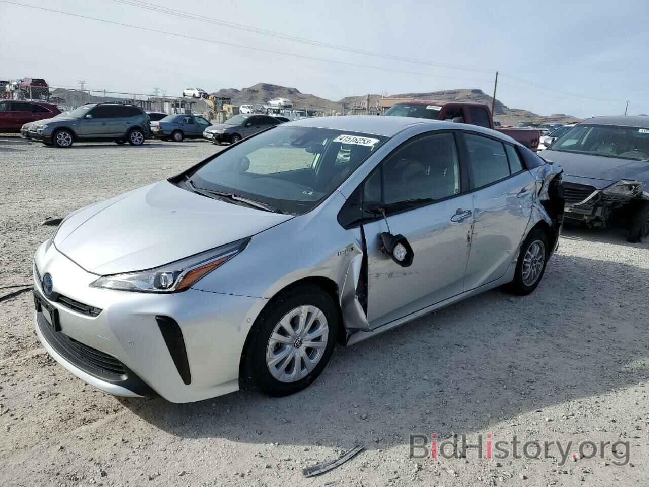 Report JTDKARFU1K3096873 TOYOTA PRIUS 2019 SILVER HYBRID ENGINE - price ...