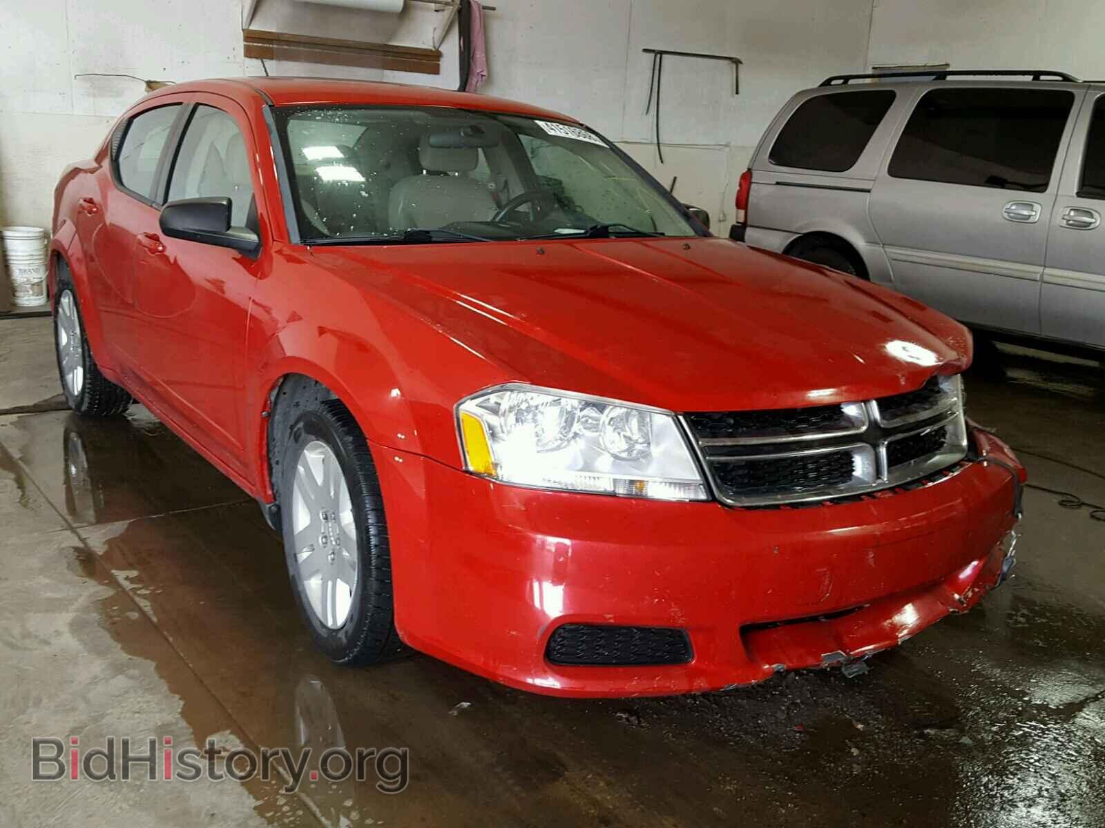 Фотография 1C3CDZAB0CN209367 - DODGE AVENGER 2012
