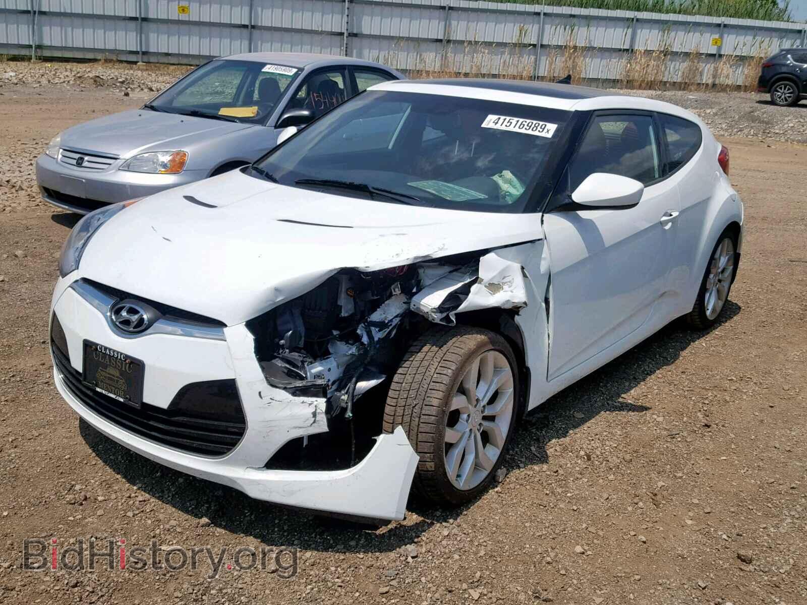 2012 HYUNDAI VELOSTER - VIN: KMHTC6AD4CU071106 - Фото 2