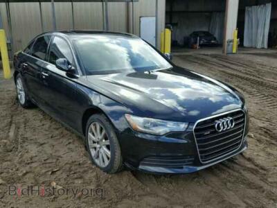 2015 Audi A6, black — VIN WAUGFAFC8FN010594, Copart