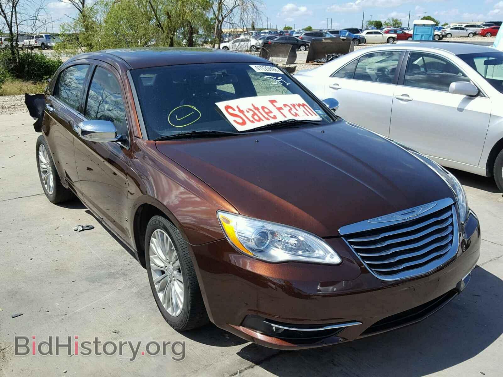 Фотография 1C3CCBCG5CN263797 - CHRYSLER 200 2012