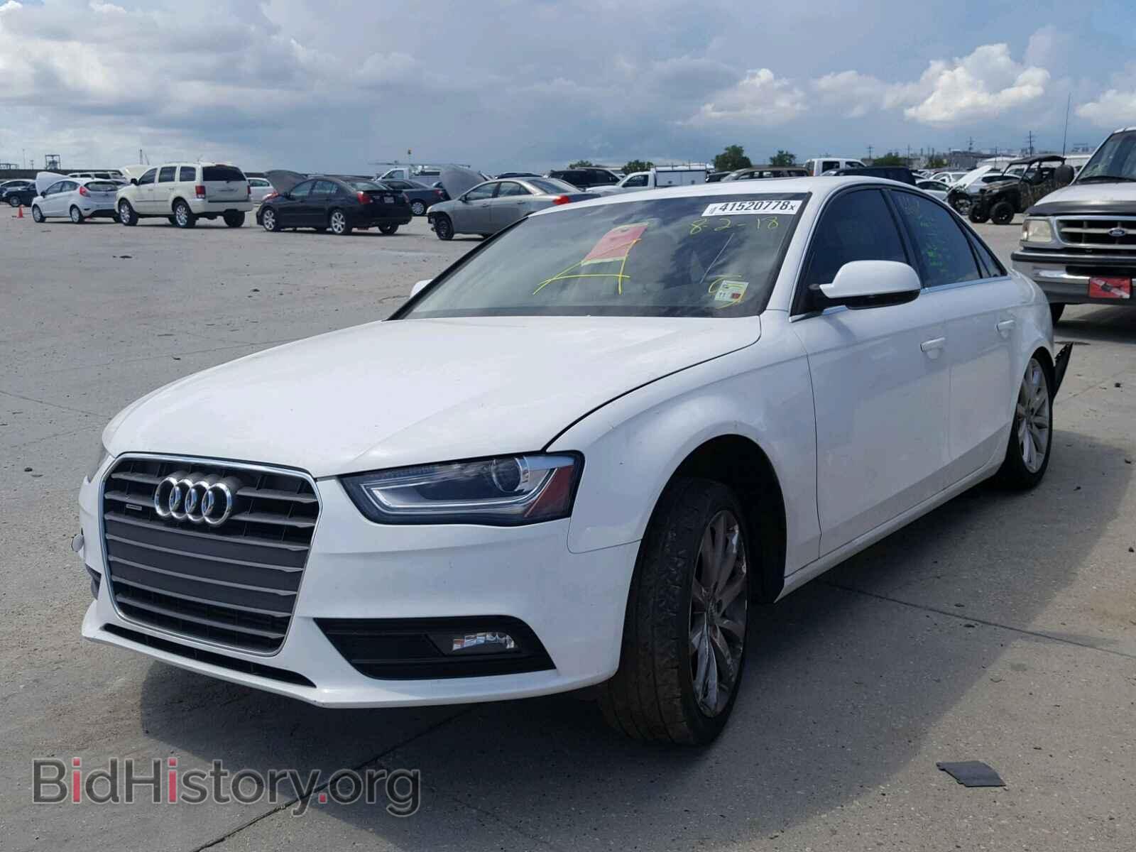2013 AUDI A4 - VIN: WAUFFAFLXDN020262 - Фото 2