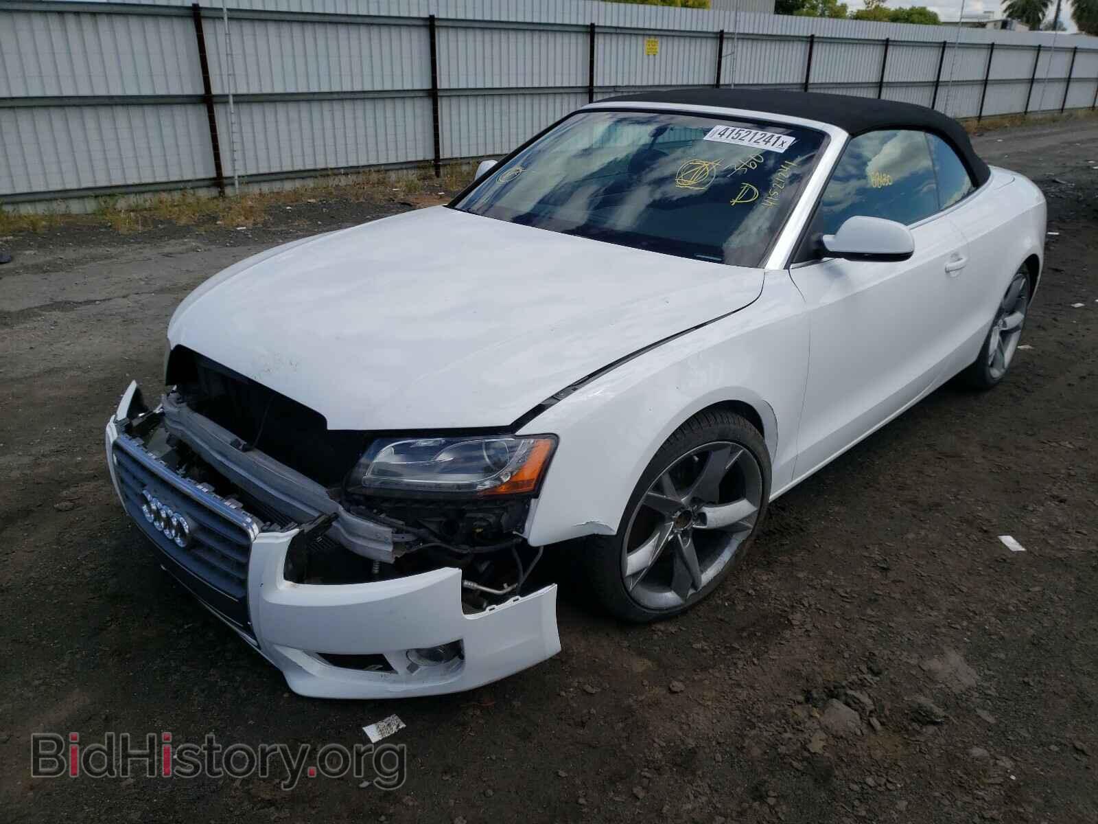 2011 AUDI A5 - VIN: WAULFAFH3BN003959 - Фото 2