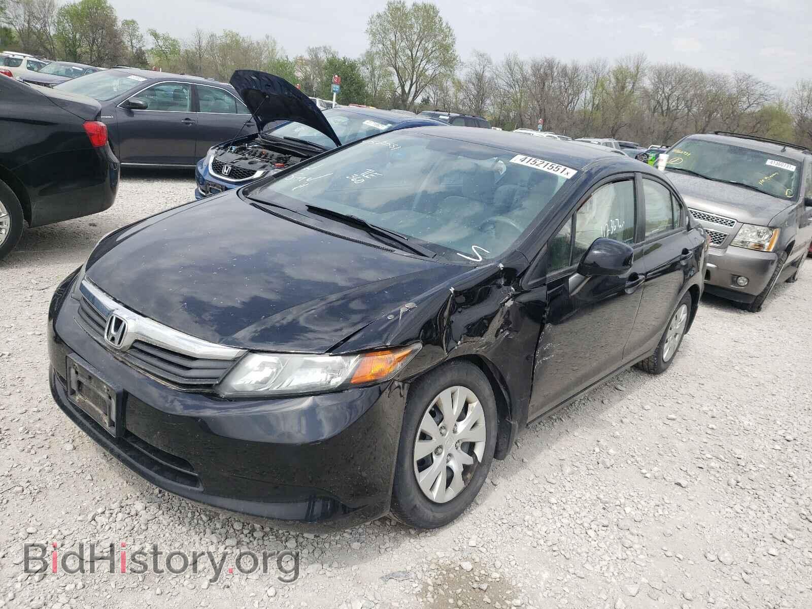 2012 HONDA CIVIC - VIN: 19XFB2F55CE007041 - Фото 2