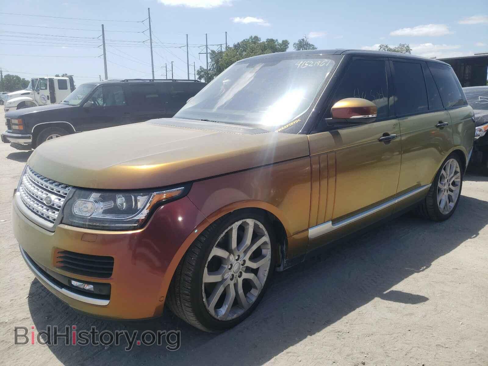 2016 LAND ROVER RANGEROVER - VIN: SALGS2EF2GA299991 - Фото 2