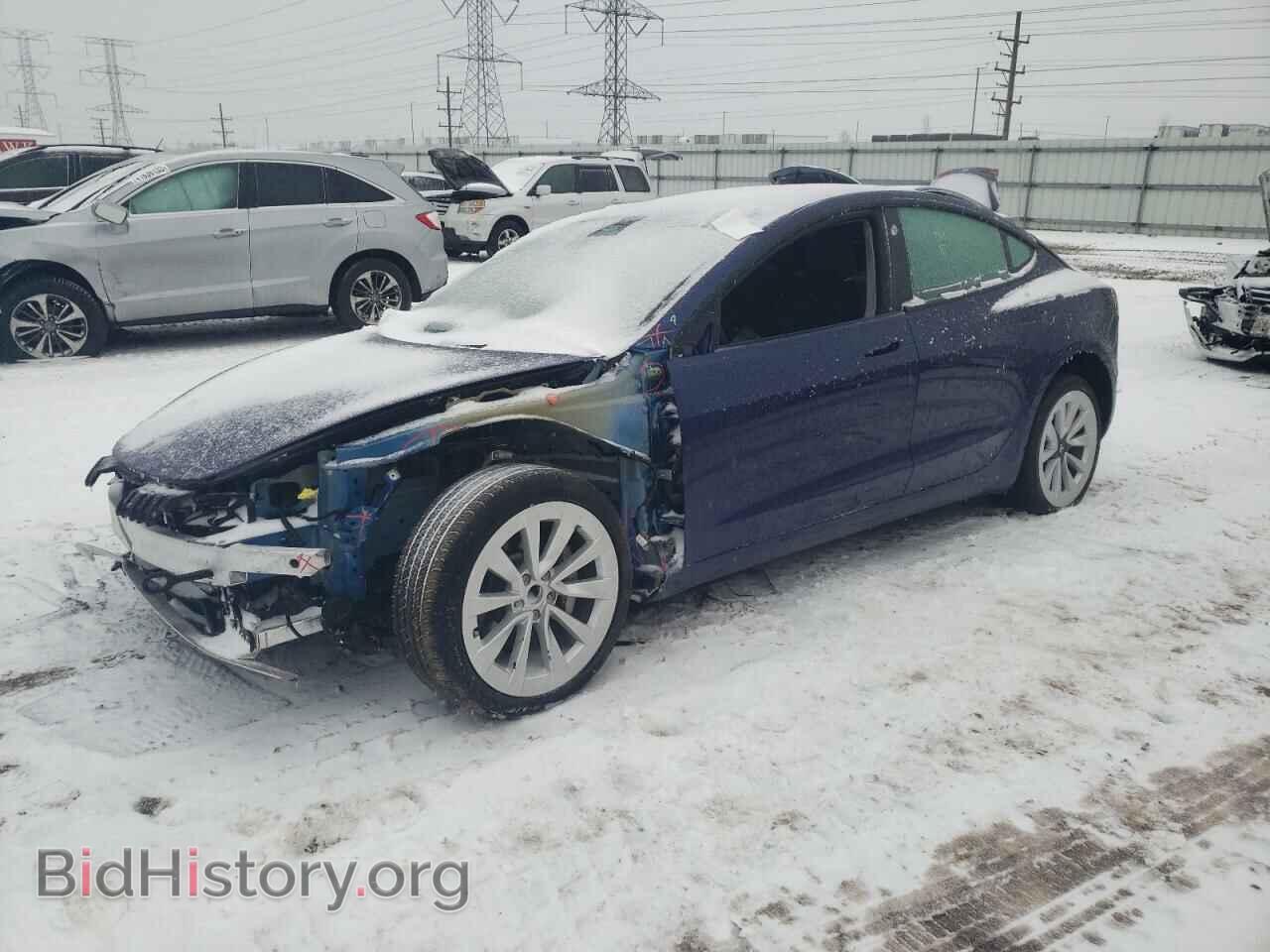 Photo 5YJ3E1EA4NF192084 - TESLA MODEL 3 2022
