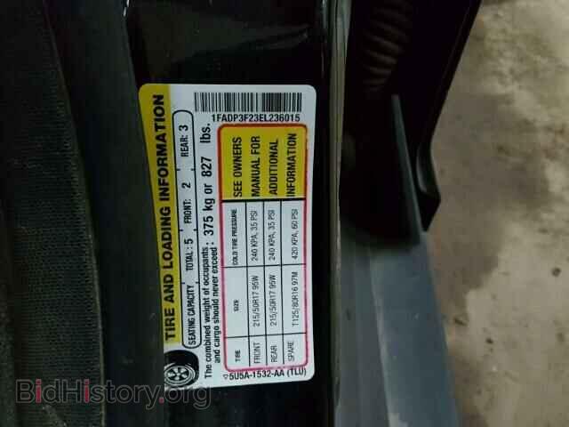 2014 FORD FOCUS - VIN: 1FADP3F23EL236015 - Photo 10
