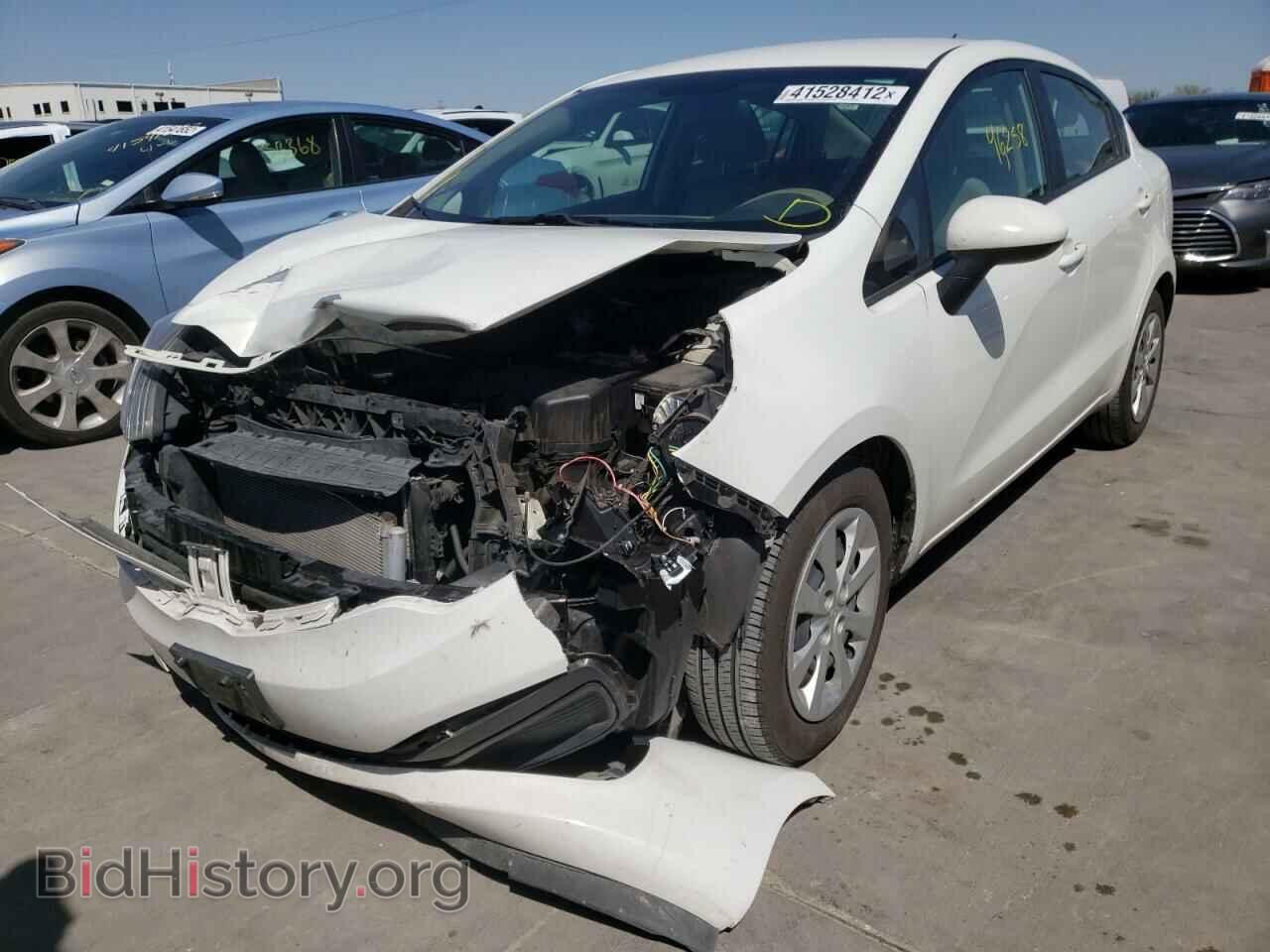 2014 KIA RIO - VIN: KNADM4A33E6373802 - Фото 2