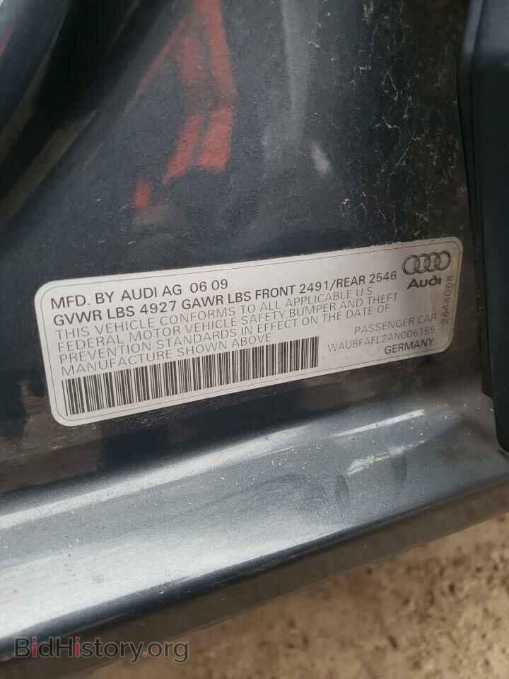 2010 AUDI A4 - VIN: WAUBFAFL2AN006155 - Фото 12
