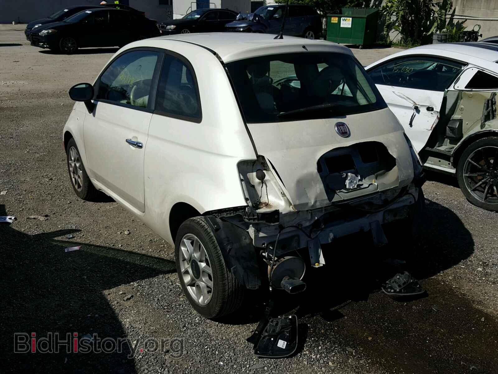 2012 FIAT 500 - VIN: 3C3CFFAR0CT370825 - Фото 3