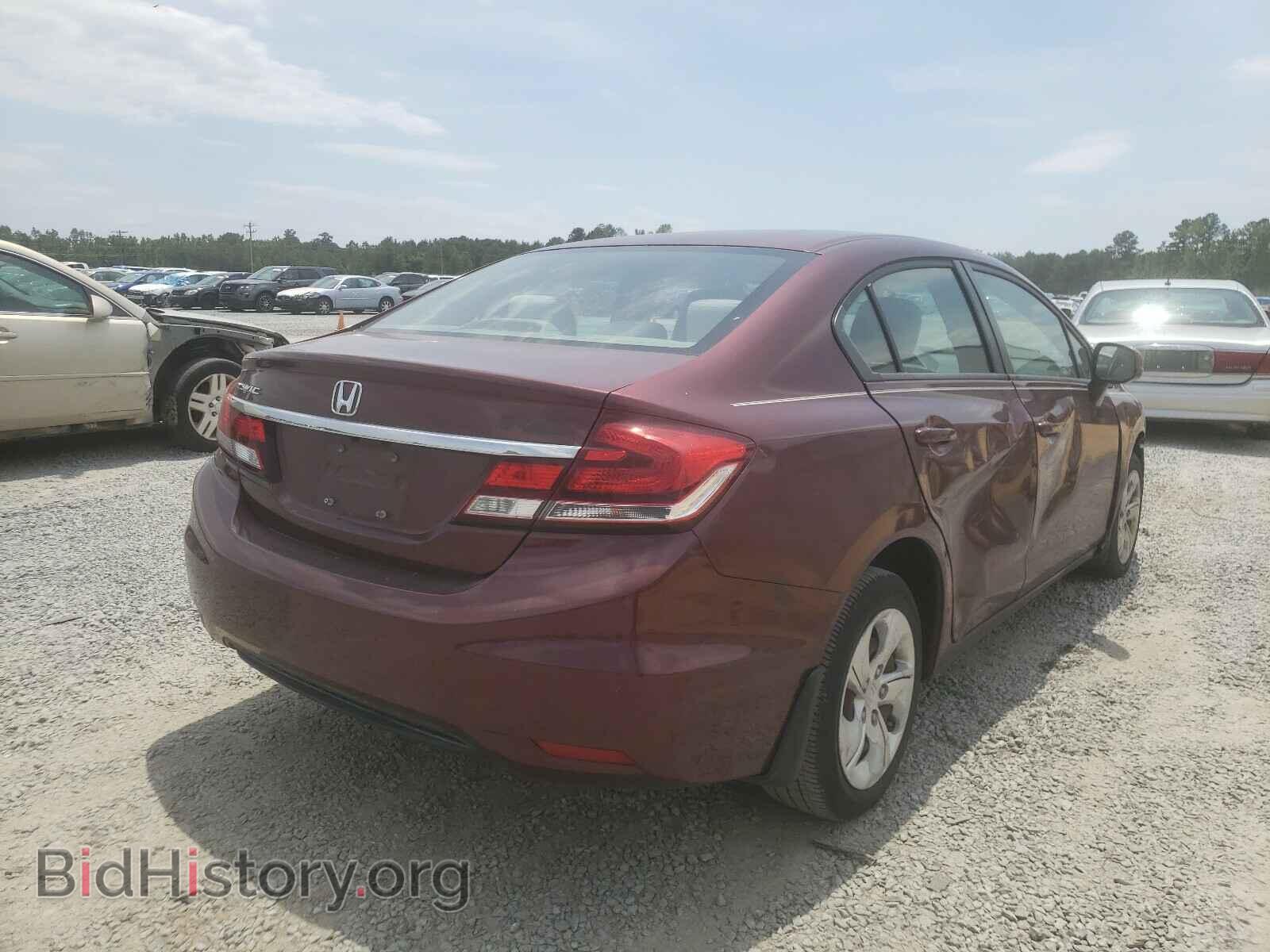 2013 HONDA CIVIC - VIN: 2HGFB2F51DH510461 - Фото 4