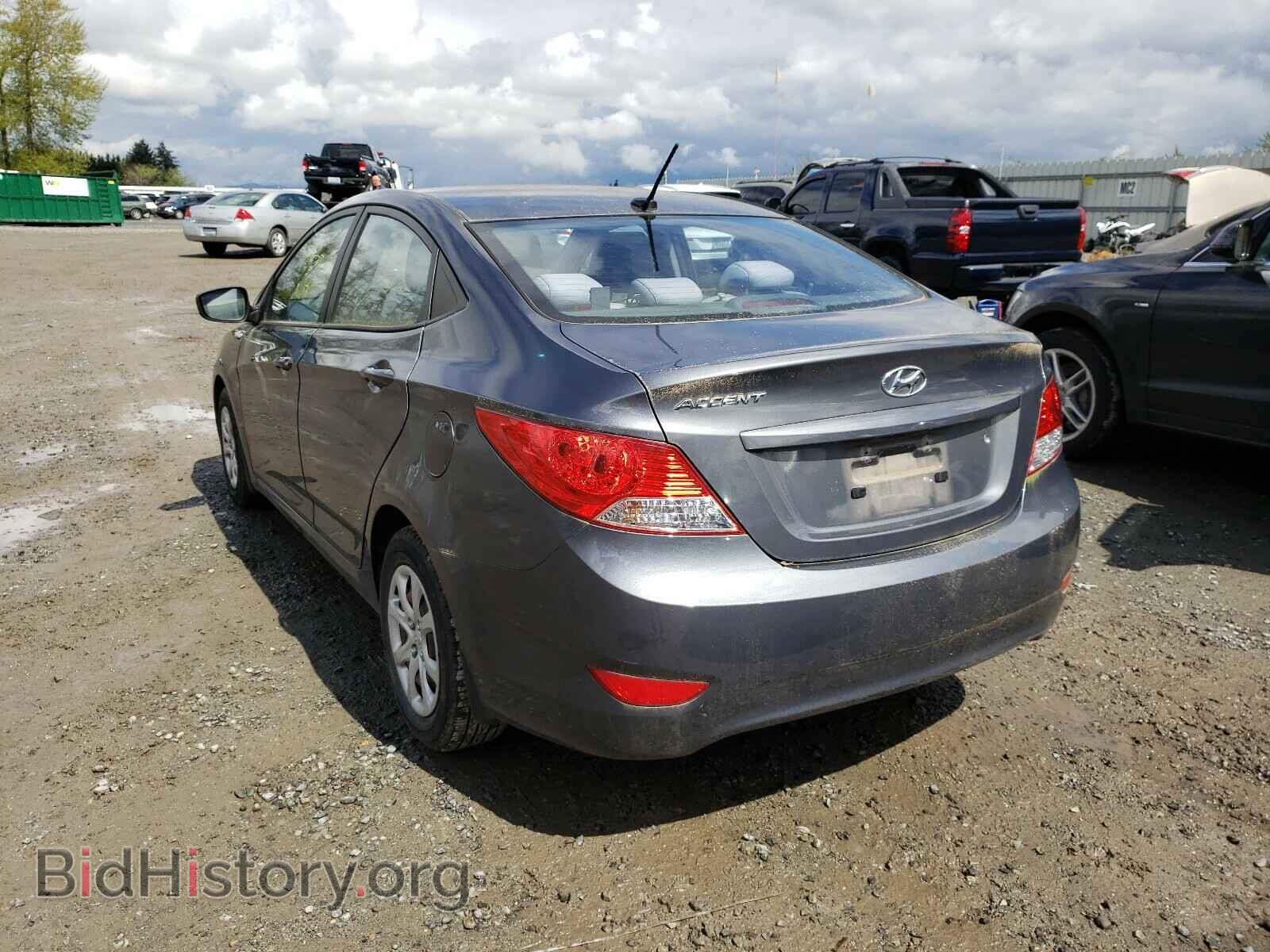2013 HYUNDAI ACCENT - VIN: KMHCT4AEXDU307191 - Фото 3