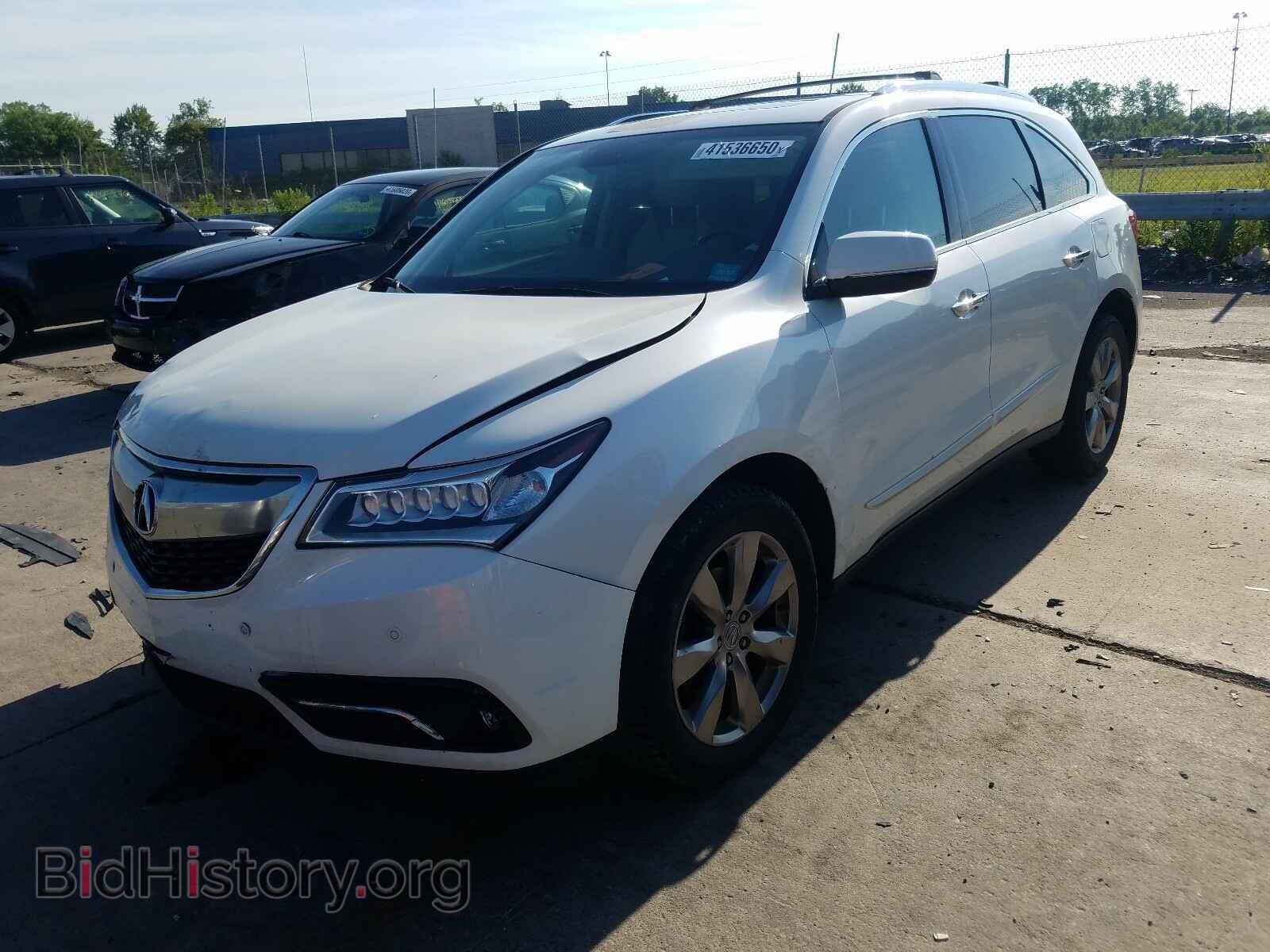 2014 ACURA MDX - VIN: 5FRYD4H83EB016113 - Фото 2