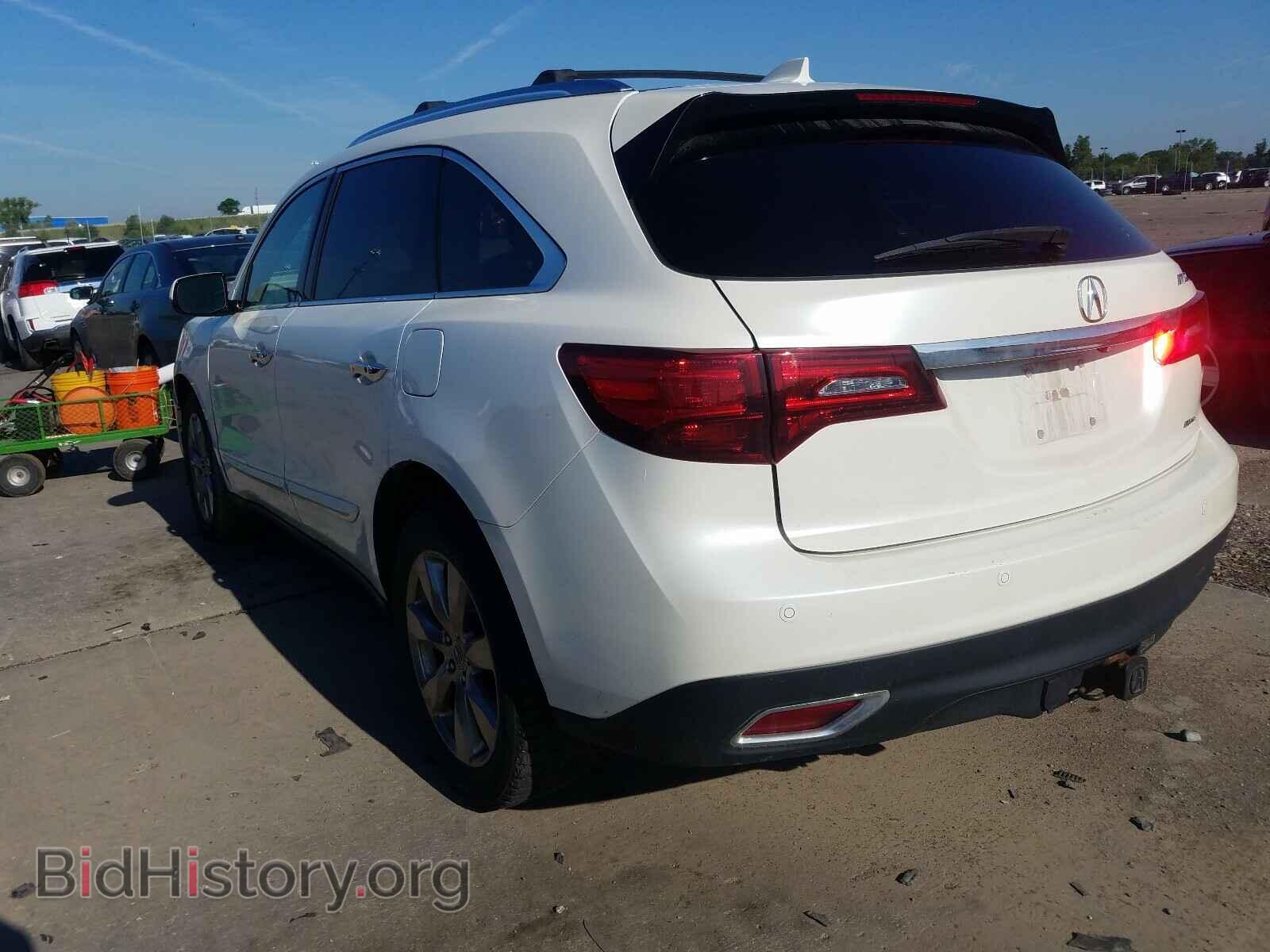 2014 ACURA MDX - VIN: 5FRYD4H83EB016113 - Фото 3