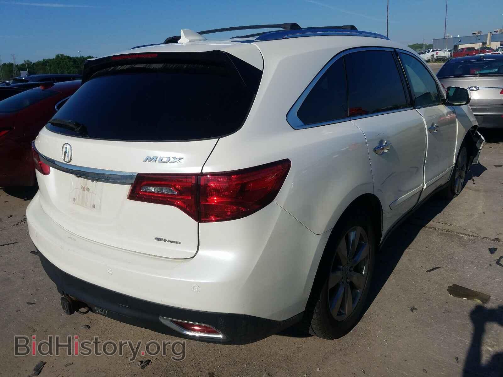 2014 ACURA MDX - VIN: 5FRYD4H83EB016113 - Фото 4