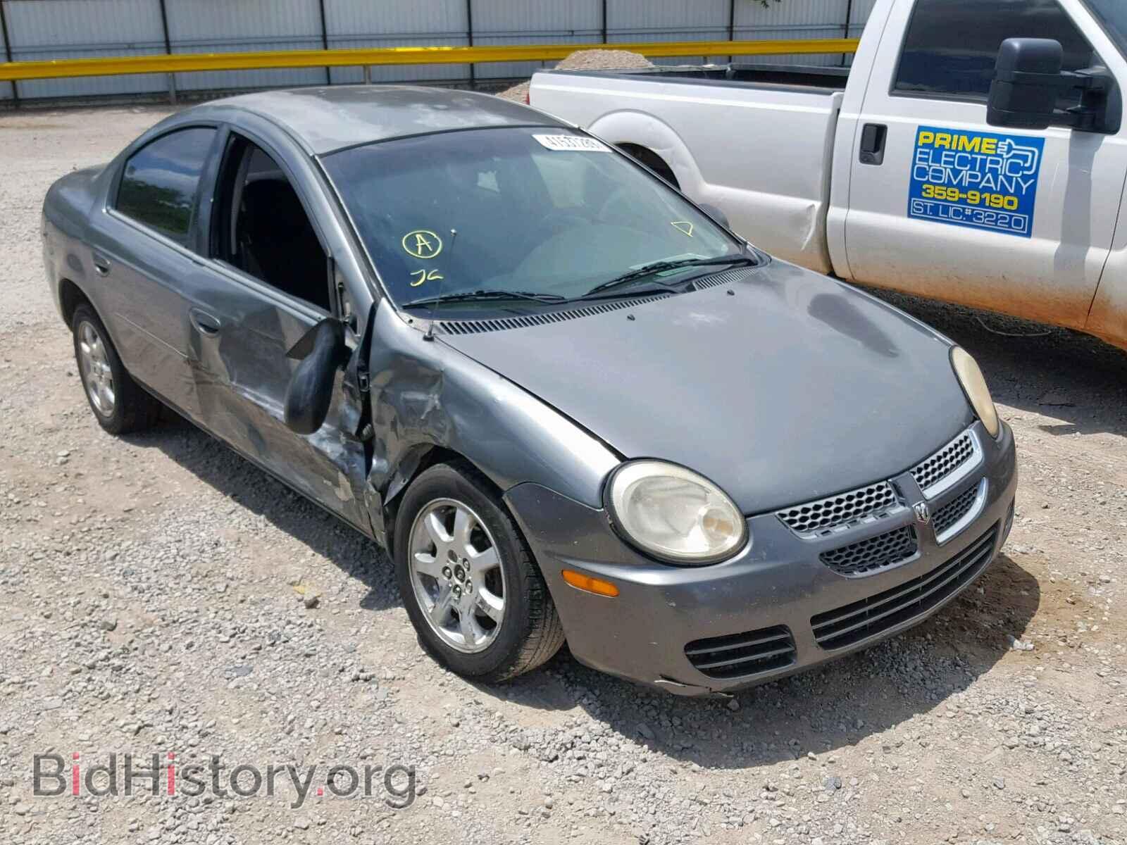 Photo 1B3ES56C55D170113 - DODGE NEON 2005