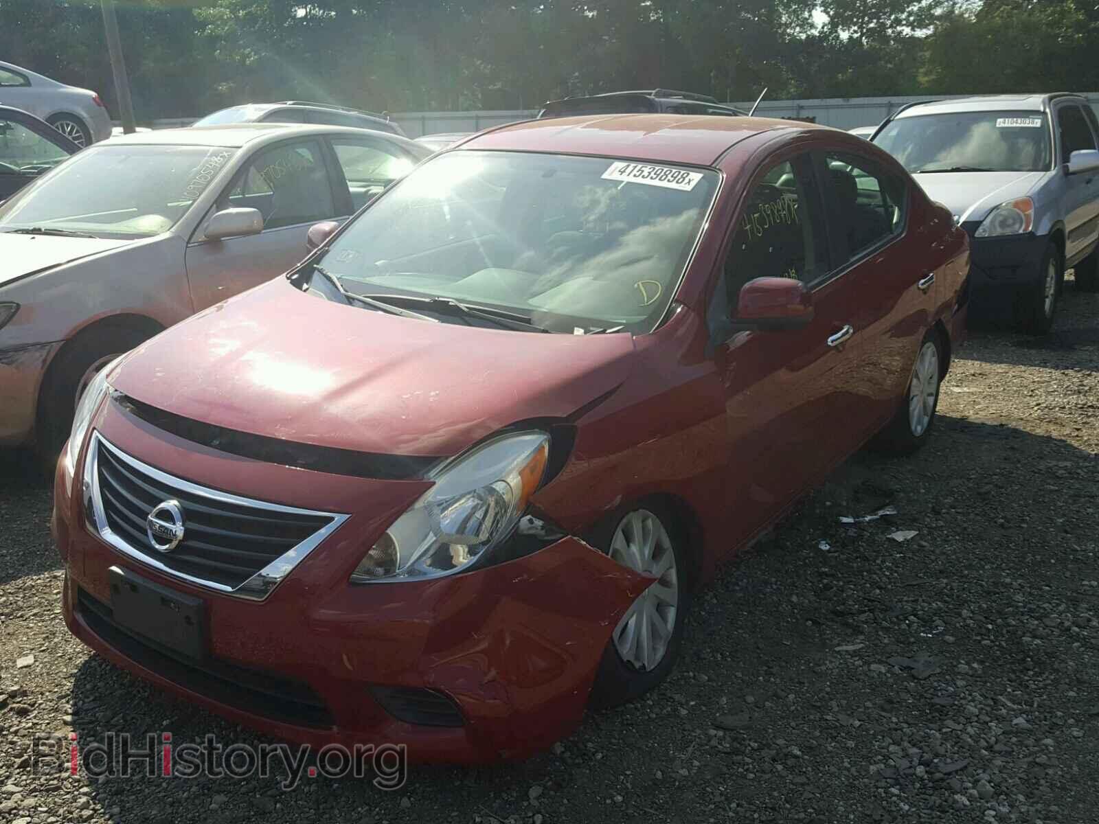 2012 NISSAN VERSA - VIN: 3N1CN7AP6CL819222 - Фото 2