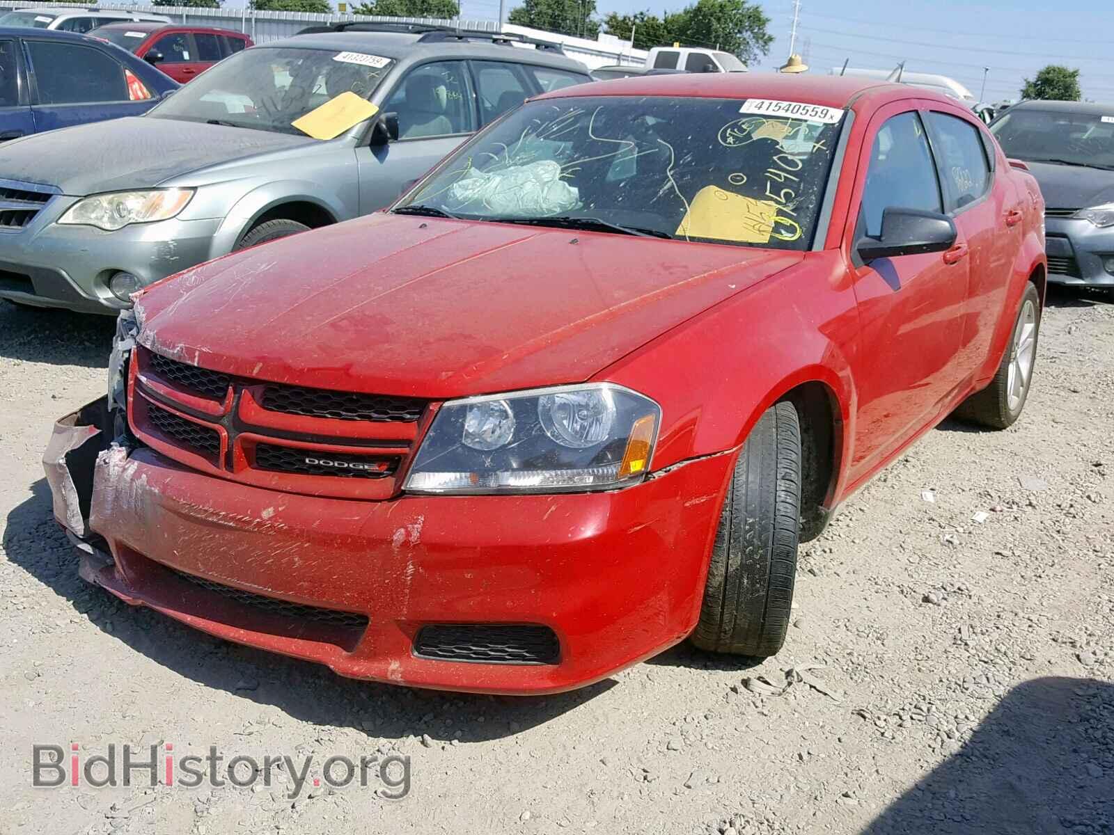 2014 DODGE AVENGER - VIN: 1C3CDZAB4EN193547 - Фото 2