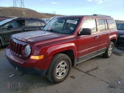 2016 Jeep PATRIOT PATRIOT SP, red — VIN 1C4NJPBA0GD526696, Copart