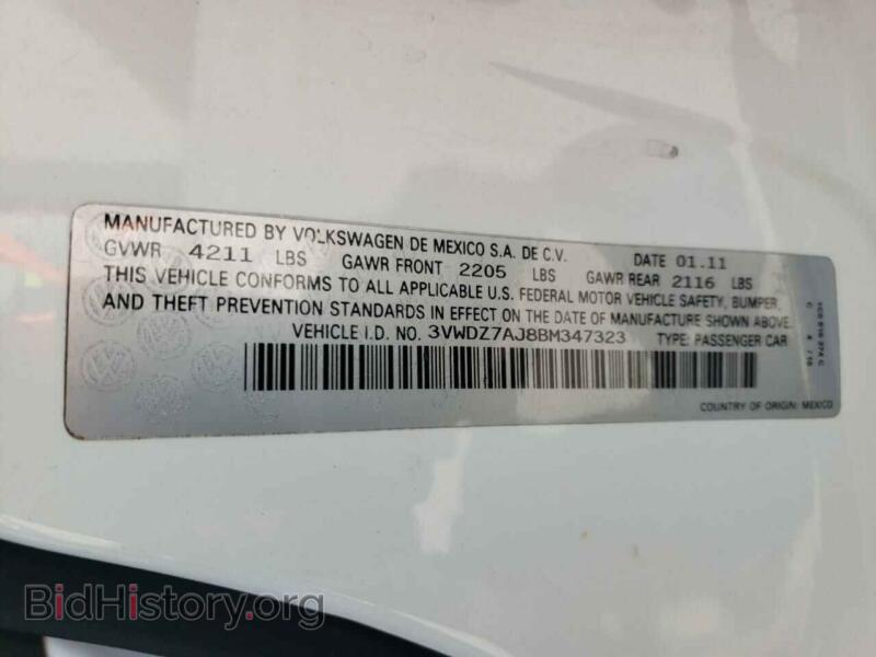 2011 Volkswagen JETTA (VIN 3VWDZ7AJ8BM347323) — photo 10 of 10