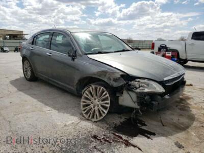 2013 Chrysler 200 200 Limite, серебристый — VIN 1C3CCBCB2DN585559, Copart