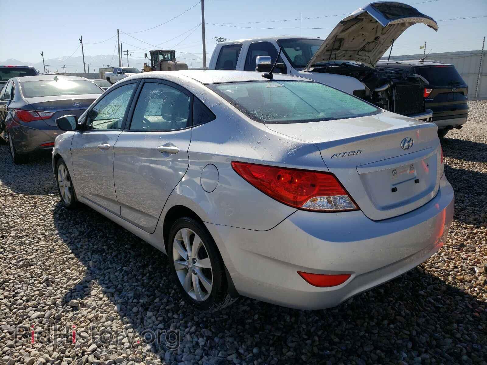 2012 HYUNDAI ACCENT - VIN: KMHCU4AE1CU185414 - Фото 3