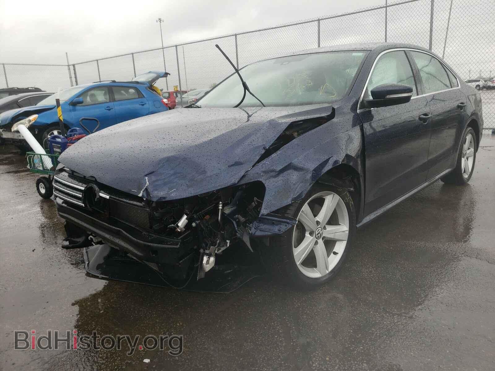2014 VOLKSWAGEN PASSAT - VIN: 1VWBP7A37EC005365 - Фото 2