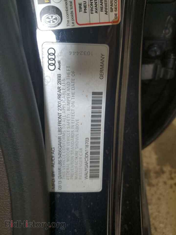 2013 AUDI A7 - VIN: WAUYGAFC3DN118703 - Фото 12