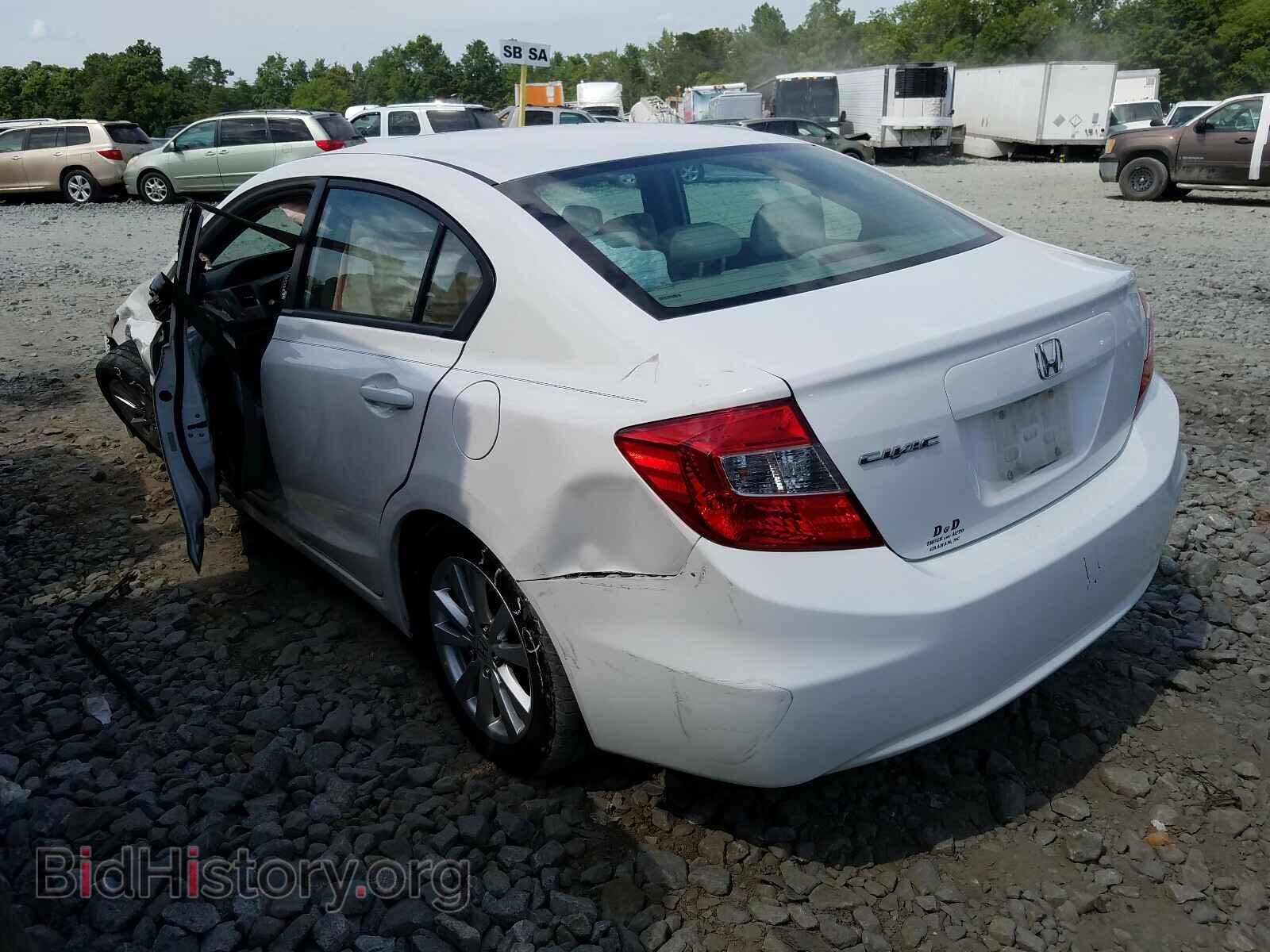 2012 HONDA CIVIC - VIN: 19XFB2F83CE016735 - Фото 3