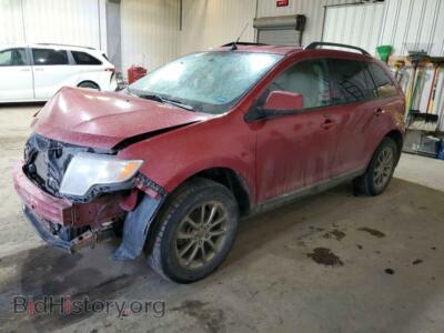 2008 Ford EDGE EDGE SEL, red — VIN 2FMDK48C48BB15286, Copart