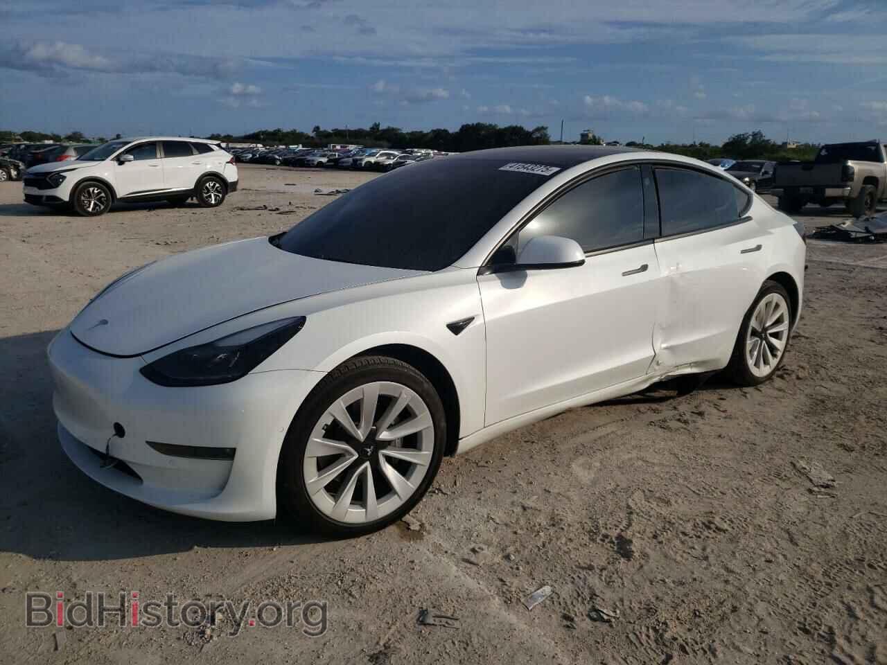 Photo 5YJ3E1EB8MF044754 - TESLA MODEL 3 2021