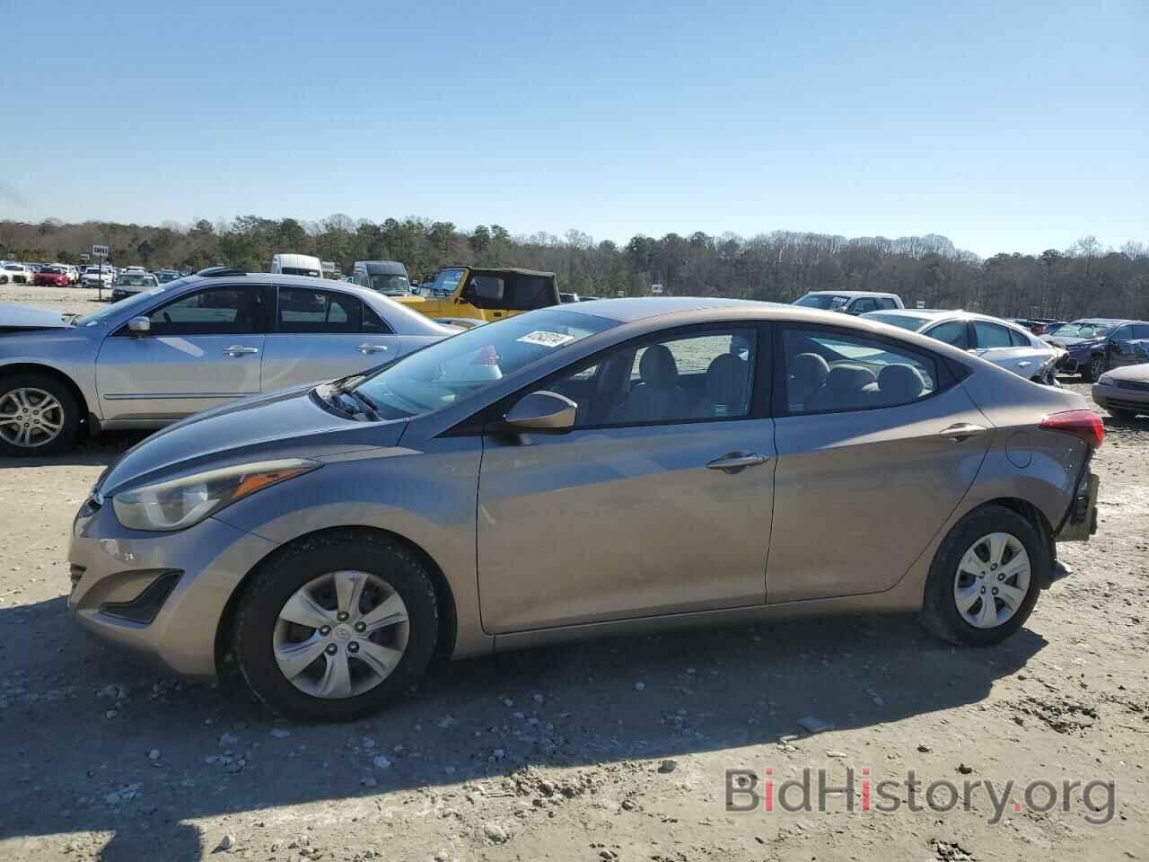 Photo 5NPDH4AE2GH678791 - HYUNDAI ELANTRA 2016