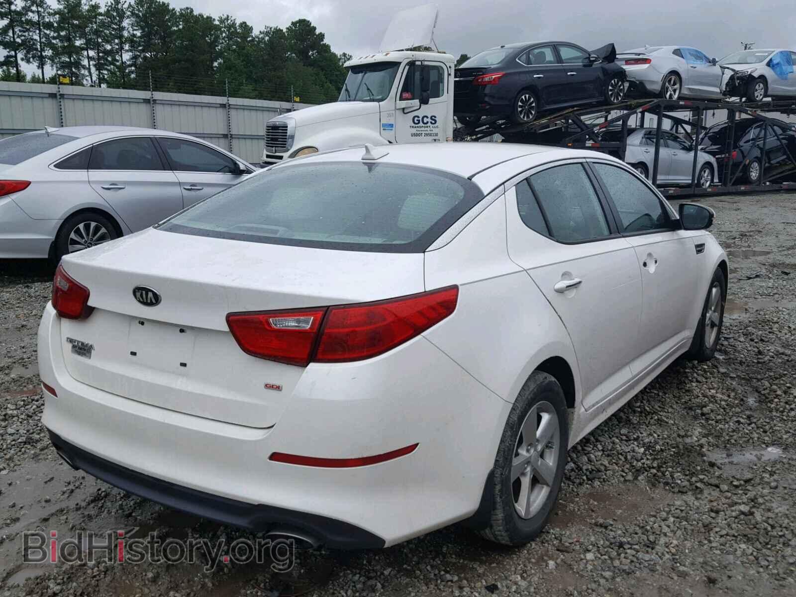 2015 KIA OPTIMA - VIN: KNAGM4A75F5626609 - Photo 4