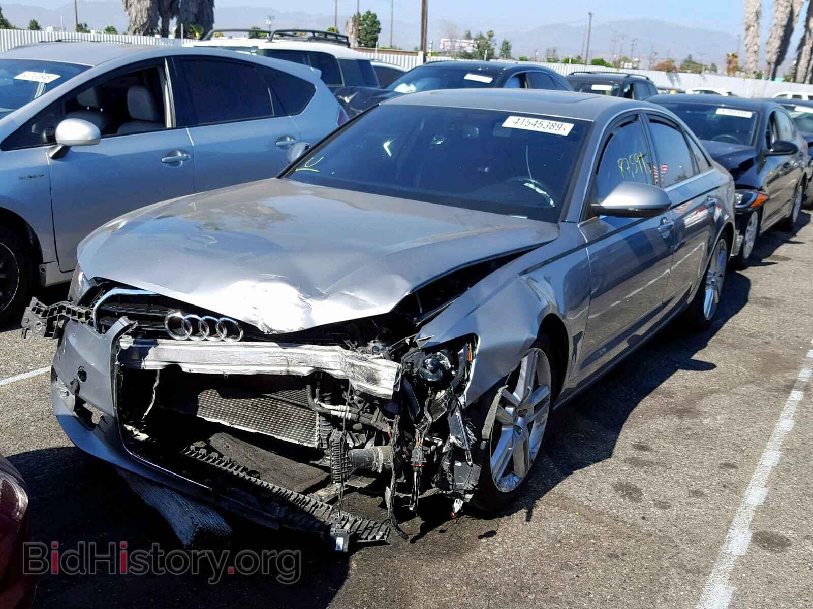 2014 AUDI A6 - VIN: WAUFMAFC1EN014969 - Фото 2