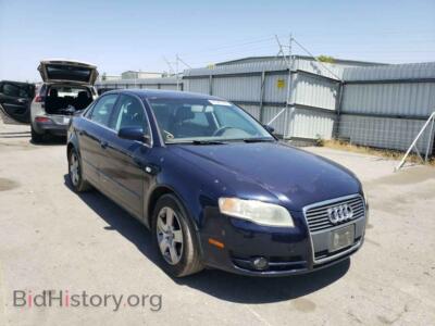 2006 Audi A4 A4 2 Turbo, blue — VIN WAUAF78E86A166424, Copart