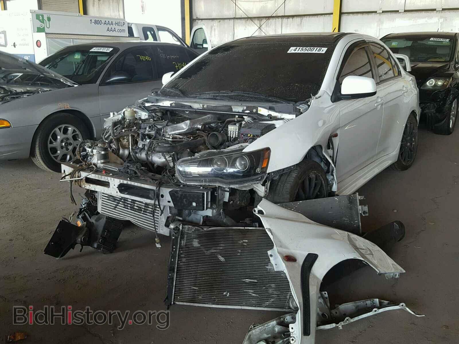 2014 MITSUBISHI EVO - VIN: JA32W8FV3EU008634 - Фото 2